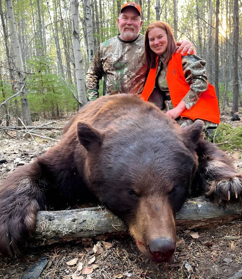 Black bear, hunting, Shipman, Saskatchewan