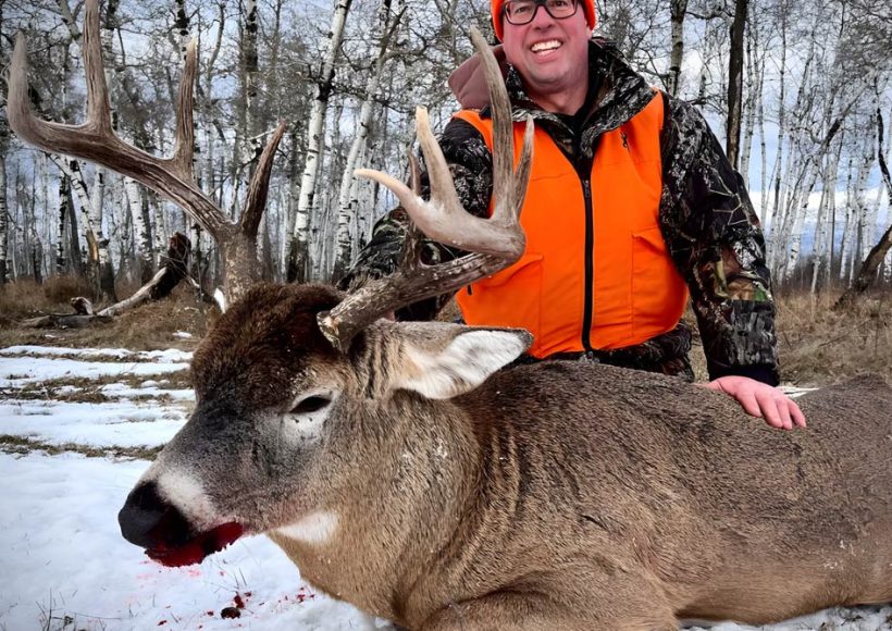 White-tailed deer, hunting, Shipman, Saskatchewan