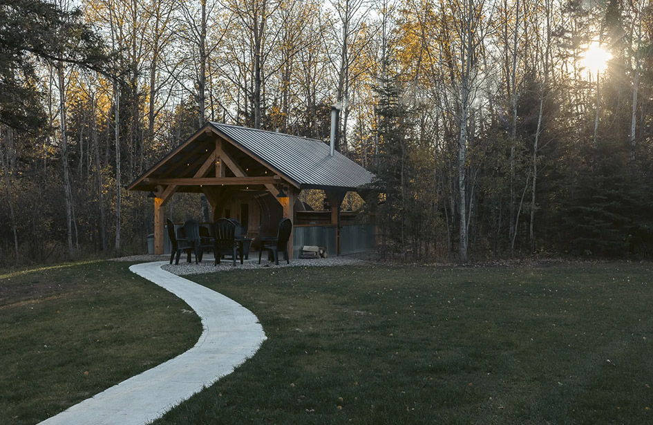 spa-sauna-firepit-shipman-saskatchewan