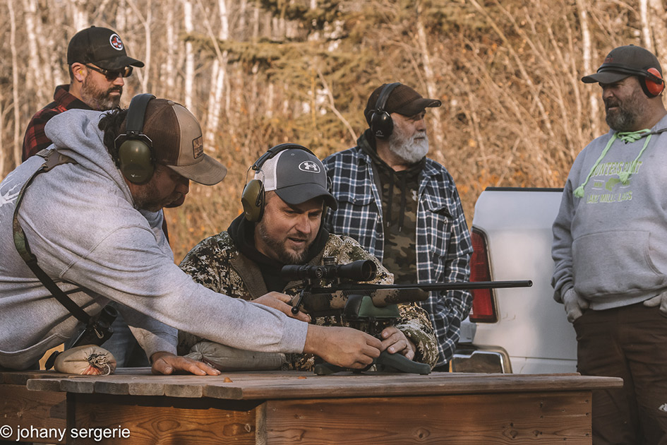 Company meeting, Outfitter, Shipman, Saskatchewan